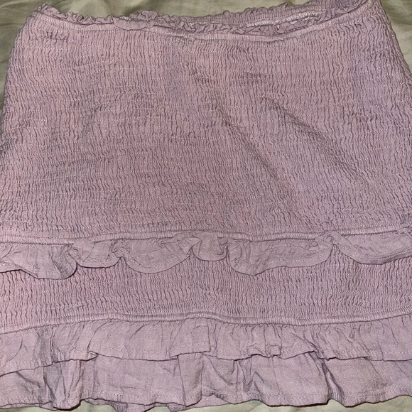 Ruffle Ruched Mini Skirt - Picture 3 of 4